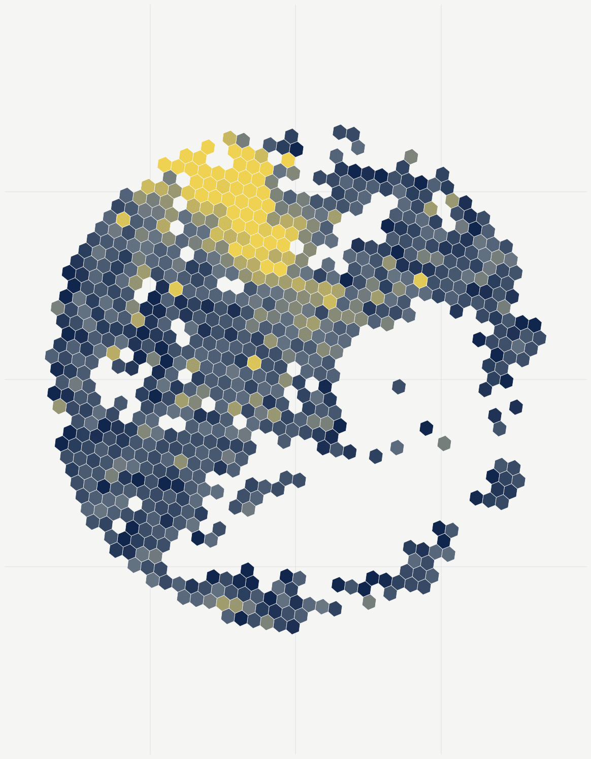 Nitrogen dioxide H3 map rendered as an Omniterra Pulse context layer.