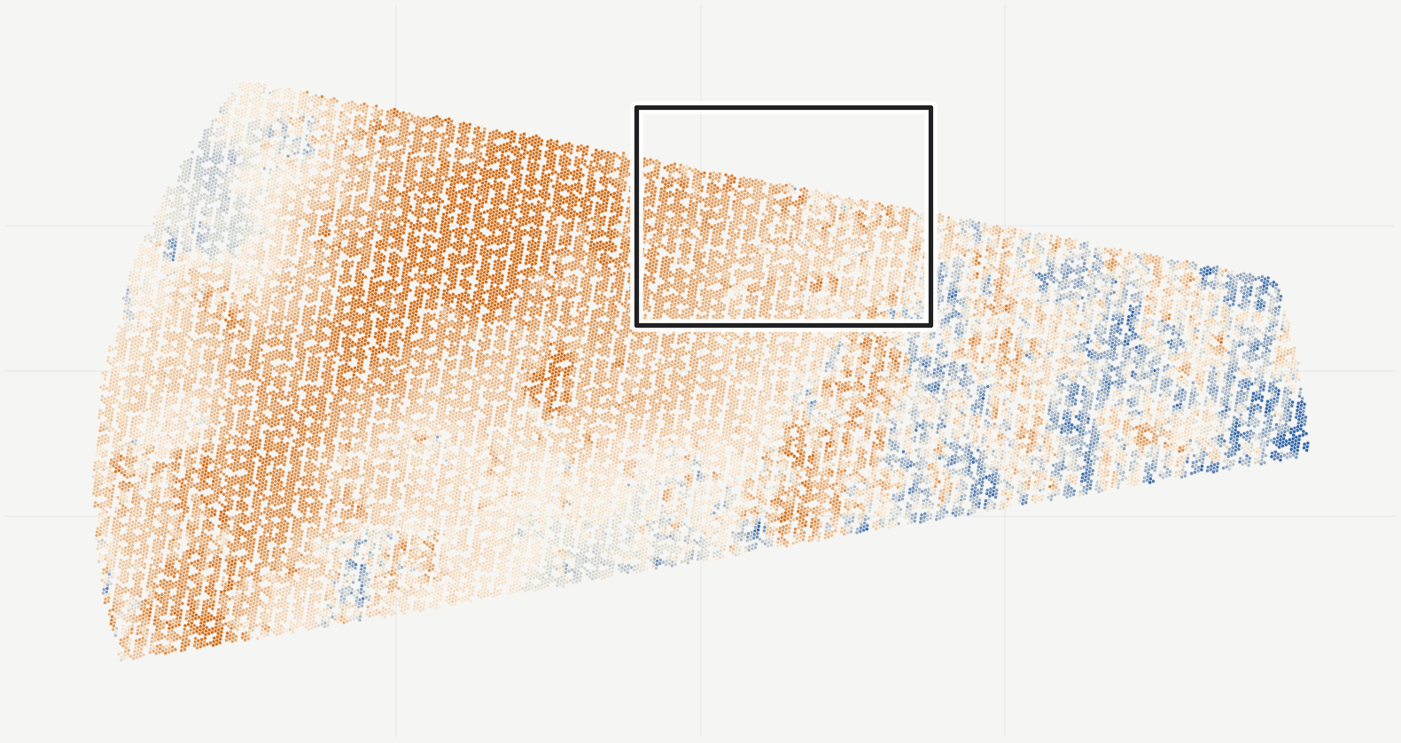 Pulse recent-change surface around an active construction workfront.